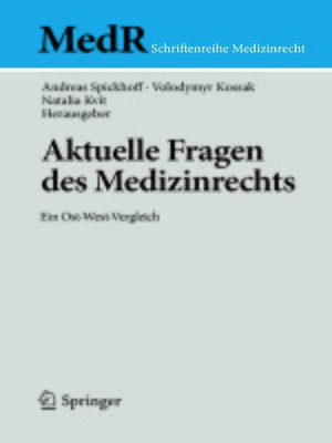 cover image of Aktuelle Fragen des Medizinrechts